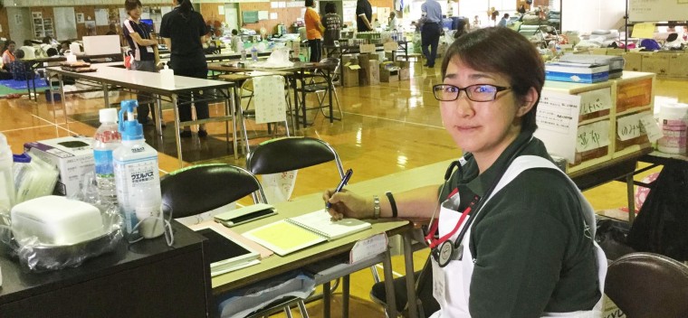 熊本・大分地震発生後５日目には現地入り 九州キリスト災害支援センター看護師  山中弓子さん