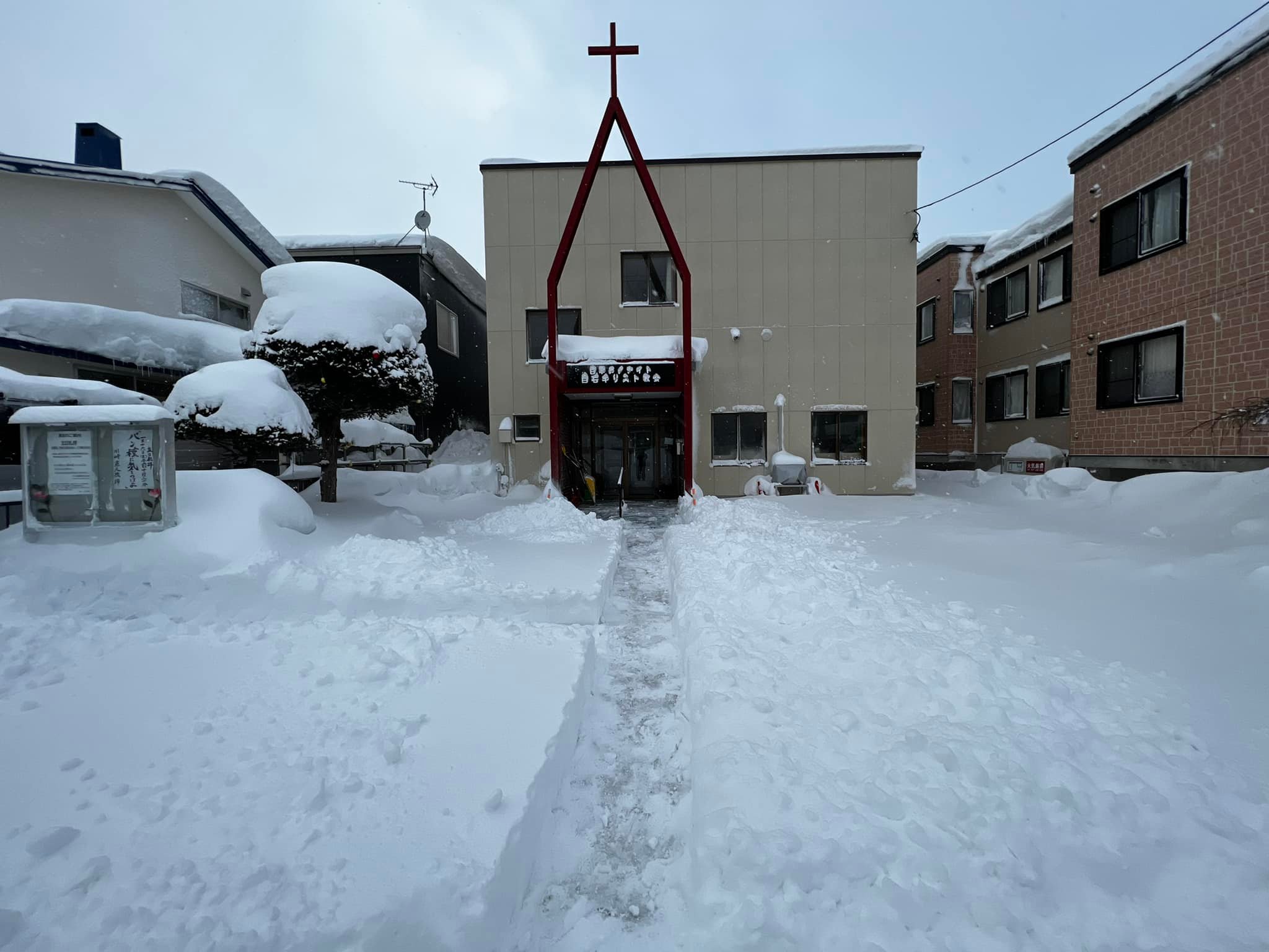 記録的大雪の札幌 市内の教会は？　「オンライン用いられ礼拝できた」
