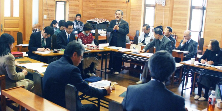 震災から６年 福島の牧師、信徒ら分かち合い 「声にならない声がある」 仮設閉鎖 働きに区切りも  FCC ３・11記念集会