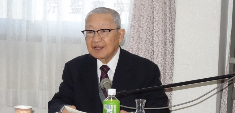 日基教団戦責告白から50年／ホーリネス戦責告白20年　「平和をつくる」道探る　関田氏「新たな信仰告白の展開を」