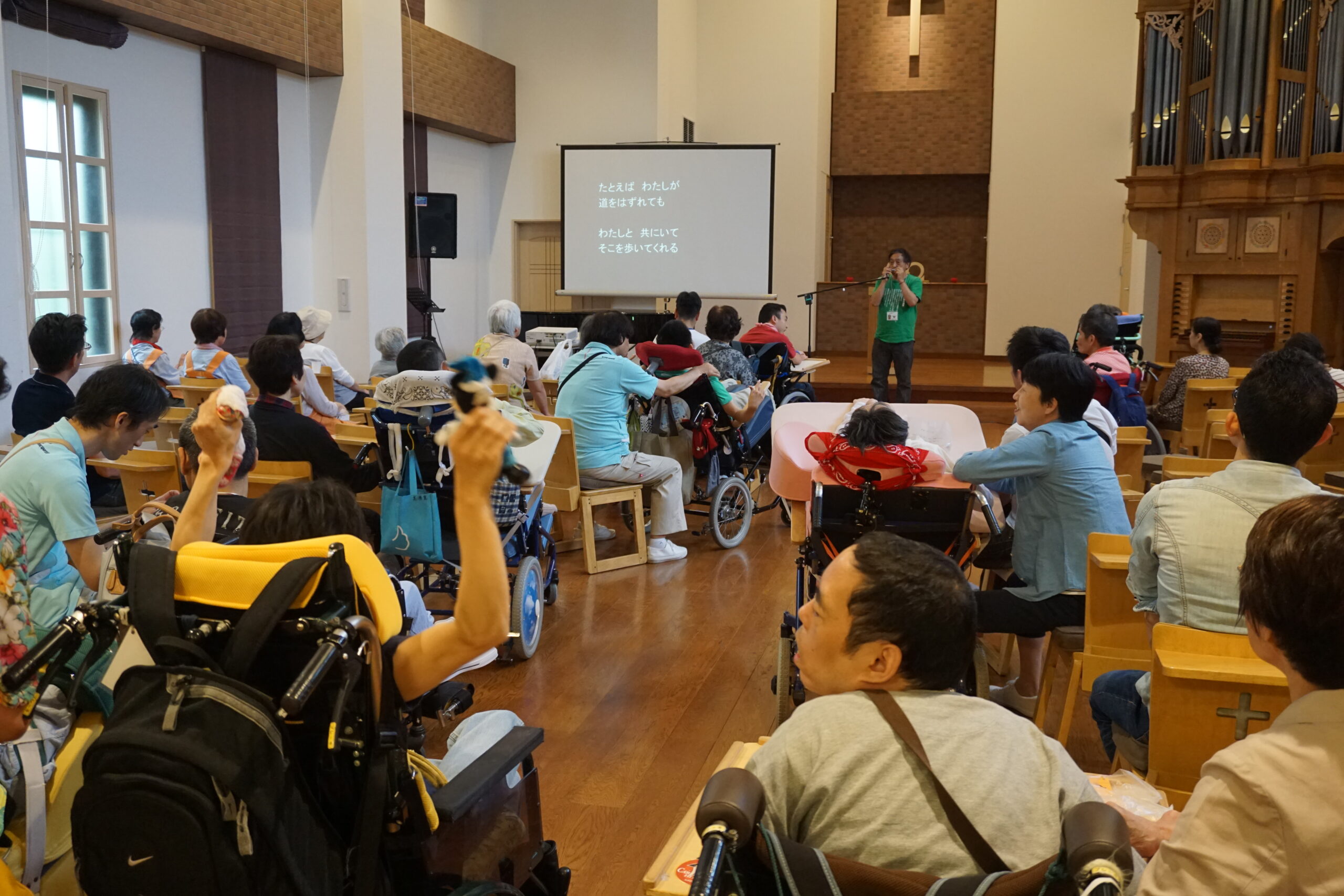 重症児者と共に生きる　久山療育園を応援「久山デー」　ボランティアが活躍