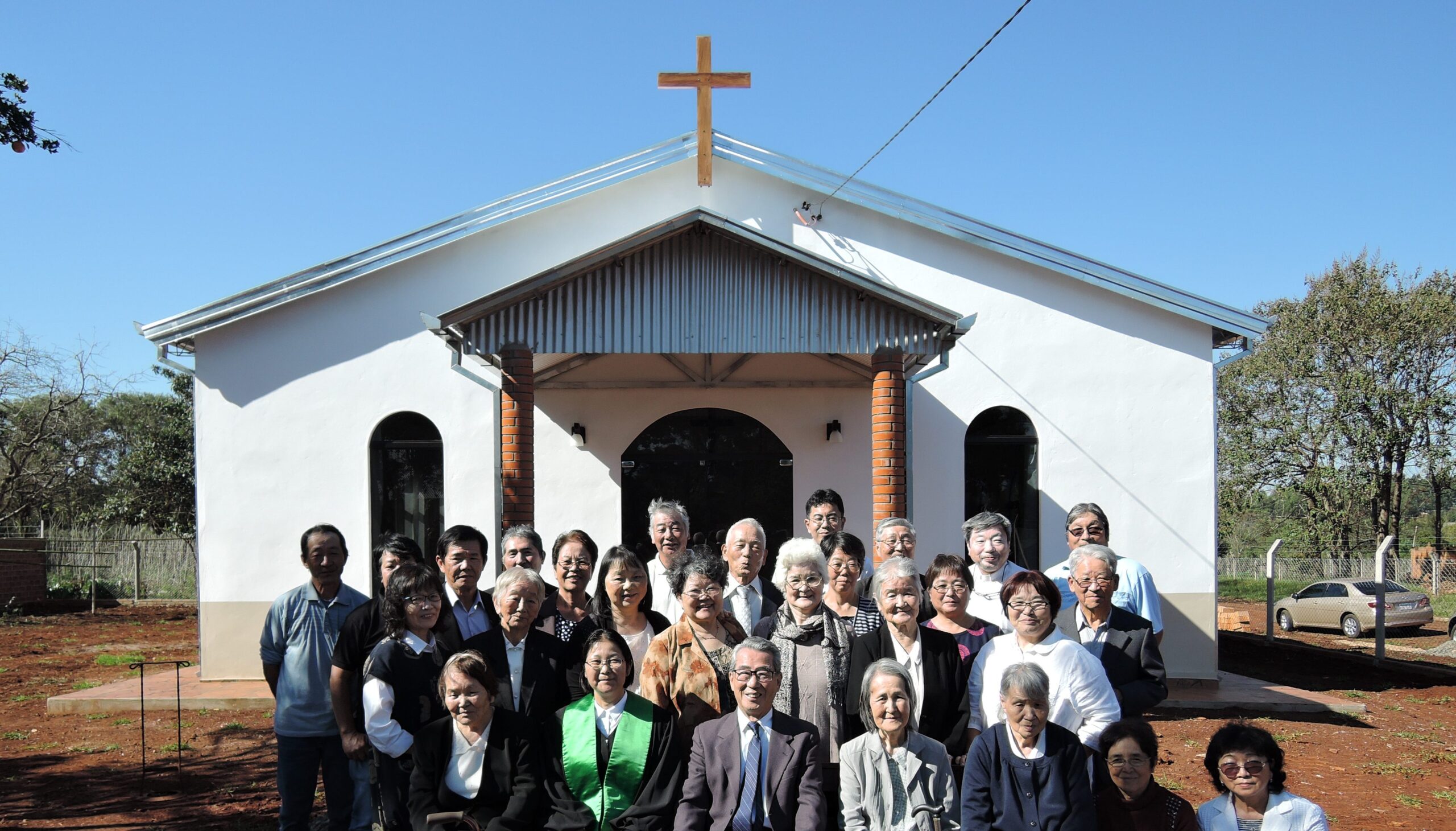 パラグアイ  ピラポ自由メソジスト教会が献堂式 日本人移住地に新会堂建つ 無牧で建物もなく信徒漸減 だが信仰の火を守り続けた