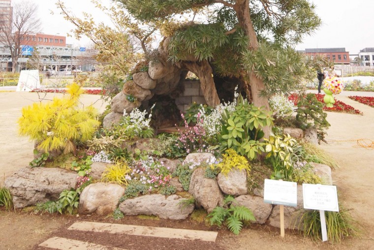 イエスの墓を模したナチュラルガーデン　造園家  三井宣太郎さん