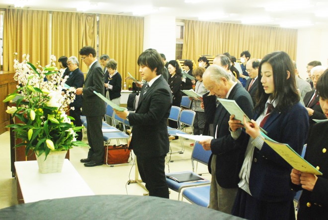 東京YMCA 東日本大震災5周年礼拝・支援活動報告会 〝仕え合う〟が喜びに 〜いま、未来へ語り継ぐ私たちの記憶〜