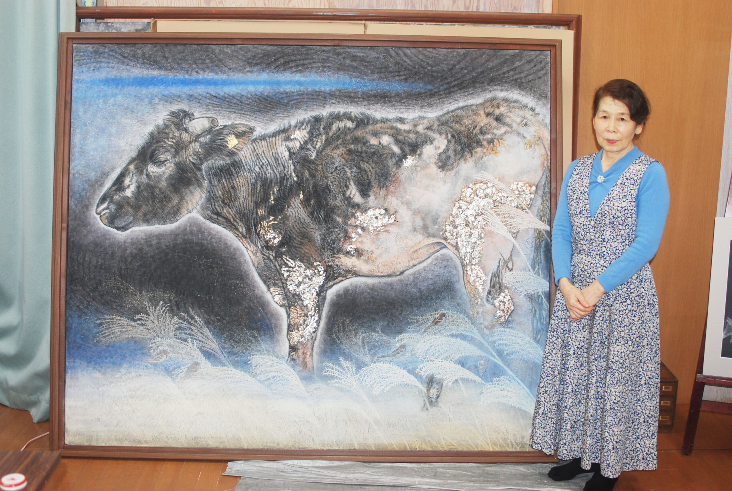 被ばくした牛を描いて原発事故の現実伝える 画家  戸田みどりさん