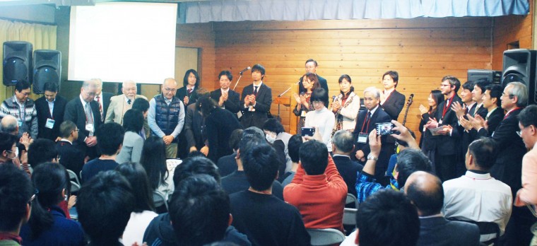 hi-b.a. 65周年 感謝会で元スタッフ大竹氏メッセージ 収穫の主に働き手を 栃木、群馬、静岡、福岡でも集会開始