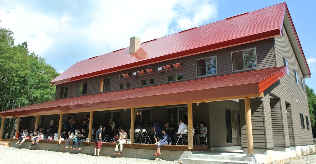 新キャンプハウスでキルトキャンプ 端切れが豊かな物に シオン錦秋湖