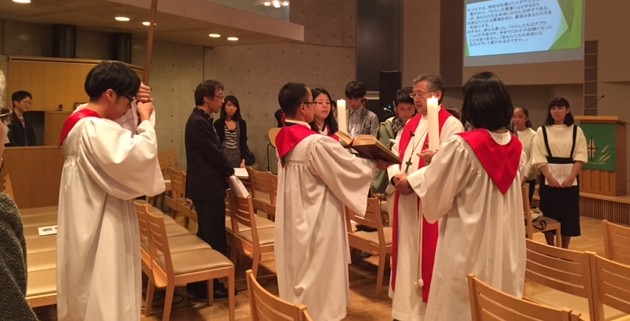 ルター時代の礼拝 ユースが再現　神戸ルーテル神学校