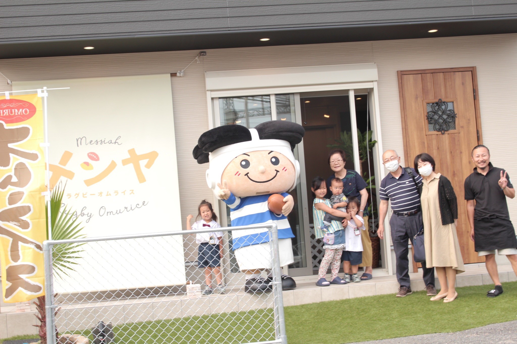 ラグビーの町に「都来（トライ）チャーチ」　平日はオムライス専門店　日曜は教会