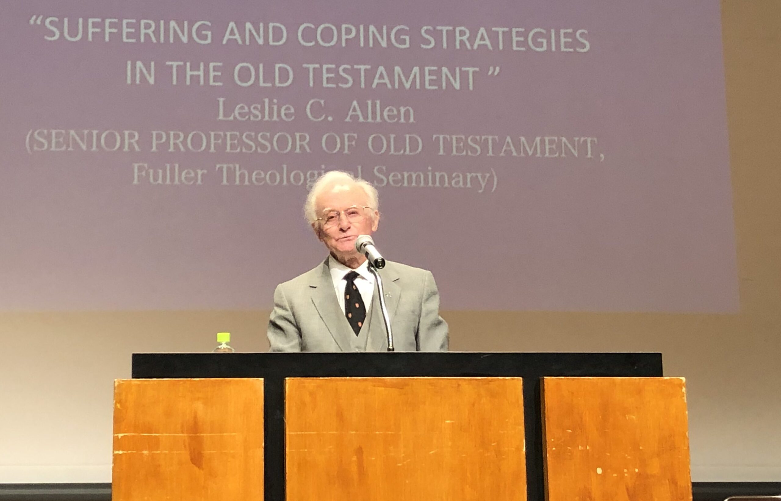 第６回「東日本大震災国際神学シンポ」でアレン氏 “時”にふさわしく神は語る