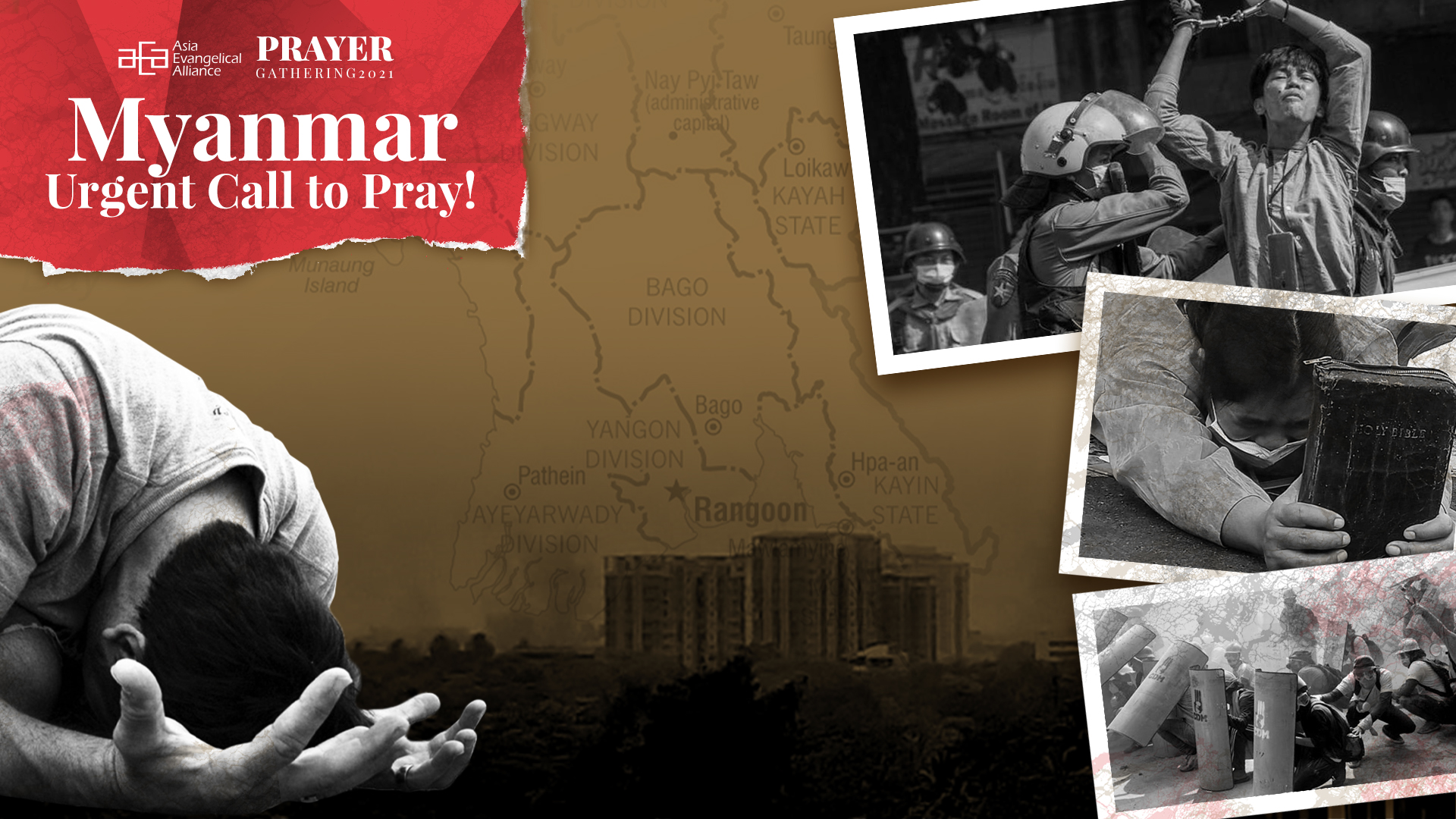 ミャンマー正義に各国教会が祷援  現地福音派「教会は光、預言者」