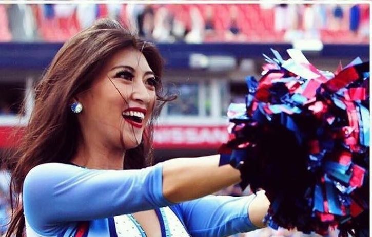ＮＦＬテネシー・タイタンズ・チアリーダー　SAYURIさん　いつも誰かのチアリーダーに