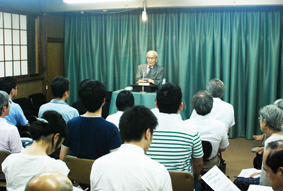 「信州夏期宣教講座エクステンション」で渡辺氏証言 「戦争には意味がない」 山口氏 広がりつつある日本主義を懸念