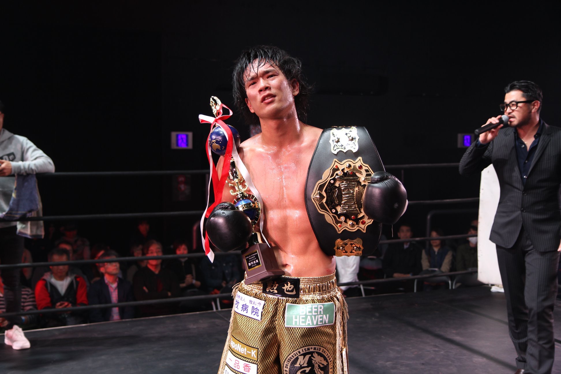 キックボクサー　松島勲也さん　闘うクリスチャン、 リアル神の子　  支えを力に連勝   ７月にムエタイ選手と対戦