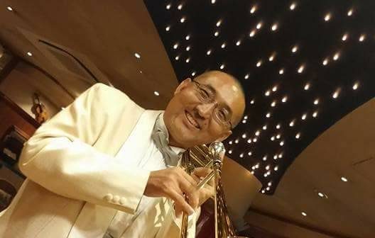 多彩な深い音色奏で最高の音楽を神様に  トロンボーン奏者  亀井玲司さん