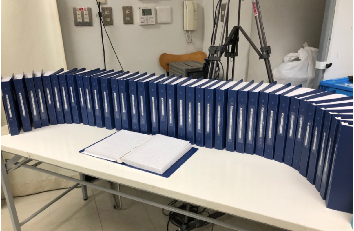 点字版聖書新改訳2017 が全巻完成　墨字に忠実に注記も点訳　晴眼者と視覚障害者が協働で制作