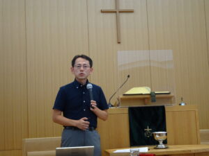同盟教団「8・15平和祈祷会」 松谷曄介氏「中国のキリスト教にどう向き合うか」