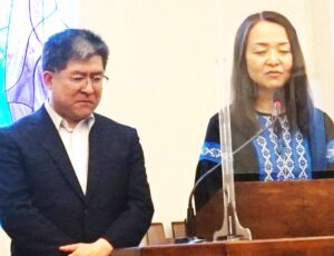 来日報告と祈り 船越宣教師夫妻 ウクライナ侵攻1年「回復と帰還」願う