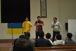 【沖縄だより】映画、お笑いで戦争考える ハンガーゼロ、地元教会の協力で