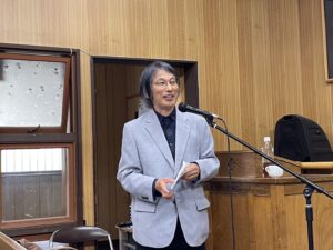 石川立氏「最終講義」　近江平安教会で
