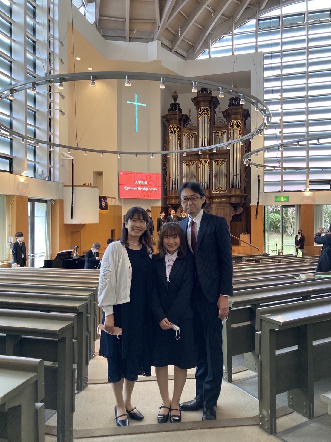 親子で期待　東京基督教大学での学び