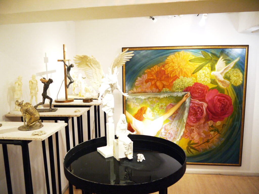 信仰の対話を生む美術　街、ギャラリー、教会で展示　クリスチャン美術家グループ「ベツァルエル」