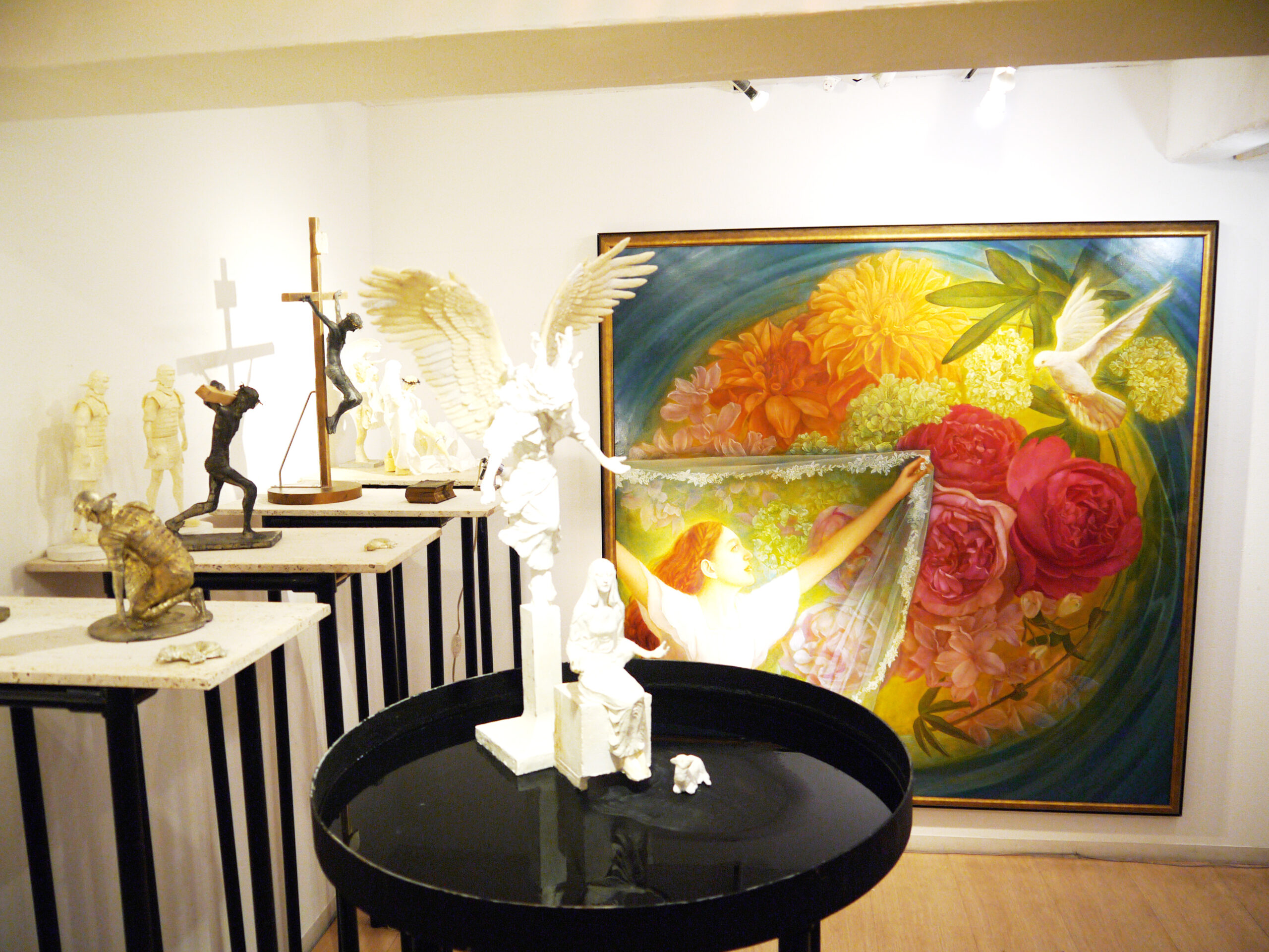 信仰の対話を生む美術　街、ギャラリー、教会で展示　クリスチャン美術家グループ「ベツァルエル」