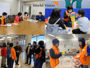 WVJ 子ども支援開始 行政、教育代表者、避難所訪問