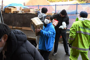 ハンガーゼロ　被災地輪島市に緊急支援物資届ける