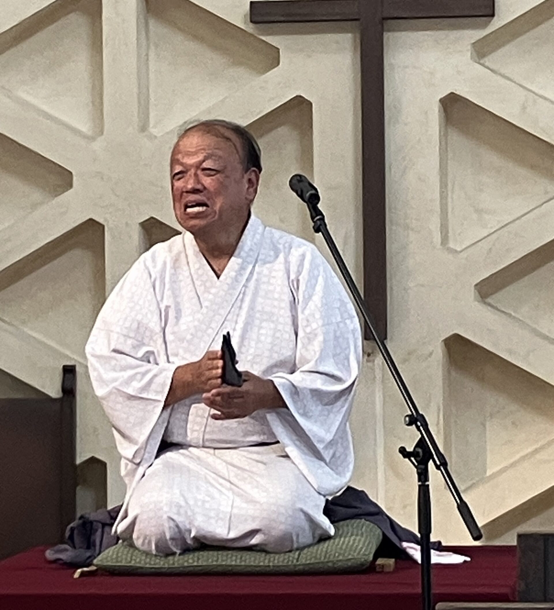 「ＳＯＳ防災フェスタ」でゴスペル亭パウロ氏  「〝災害ゴミ〟は〝被災財〟でっせ！」  コロナ明け４年ぶりの再開