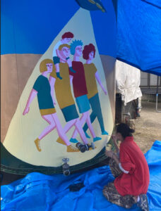 壁画アートで被災地を明るく  能登壁画プロジェクト