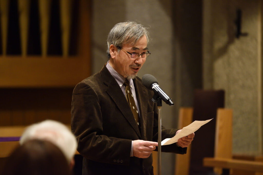 聖書事業功労者賞にロゴス・デザイン長尾優氏 聖書協会クリスマス礼拝