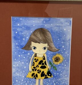 眼が訴える複雑な心情  『ひまわりの丘 福島の子どもたちとともに』原画展