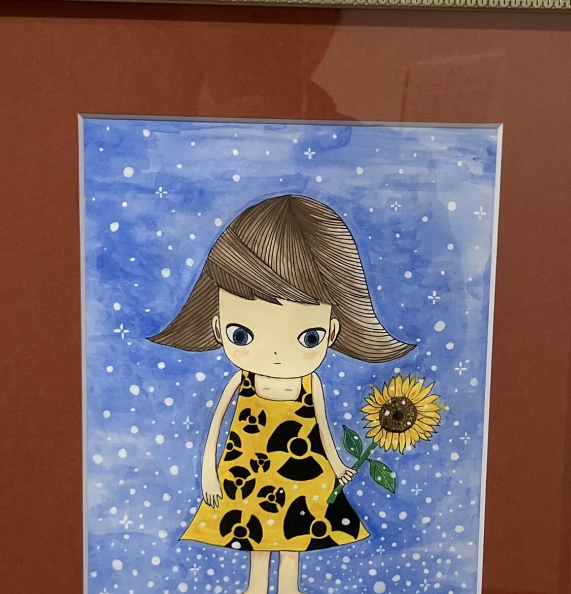 眼が訴える複雑な心情  『ひまわりの丘 福島の子どもたちとともに』原画展