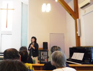 ショパン演奏と語り 崔善愛さん 8.15東京集会