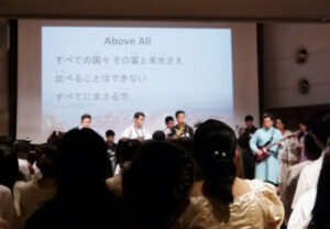 各国語教会で賛美、祈り、篠原氏説教「BLESS JAPAN Ｘ JEA 宣教フォーラム2025」