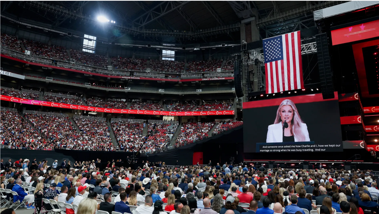 福音と政治が混ざり合ったカーク氏追悼式