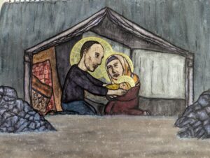 「ブルークリスマス礼拝」人々の苦しみの中に降誕の意味を 京都で