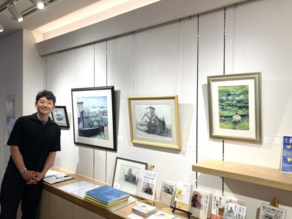 風景、ヴォーリズ建築など出逢いの場に　井上達夫個展16日まで
