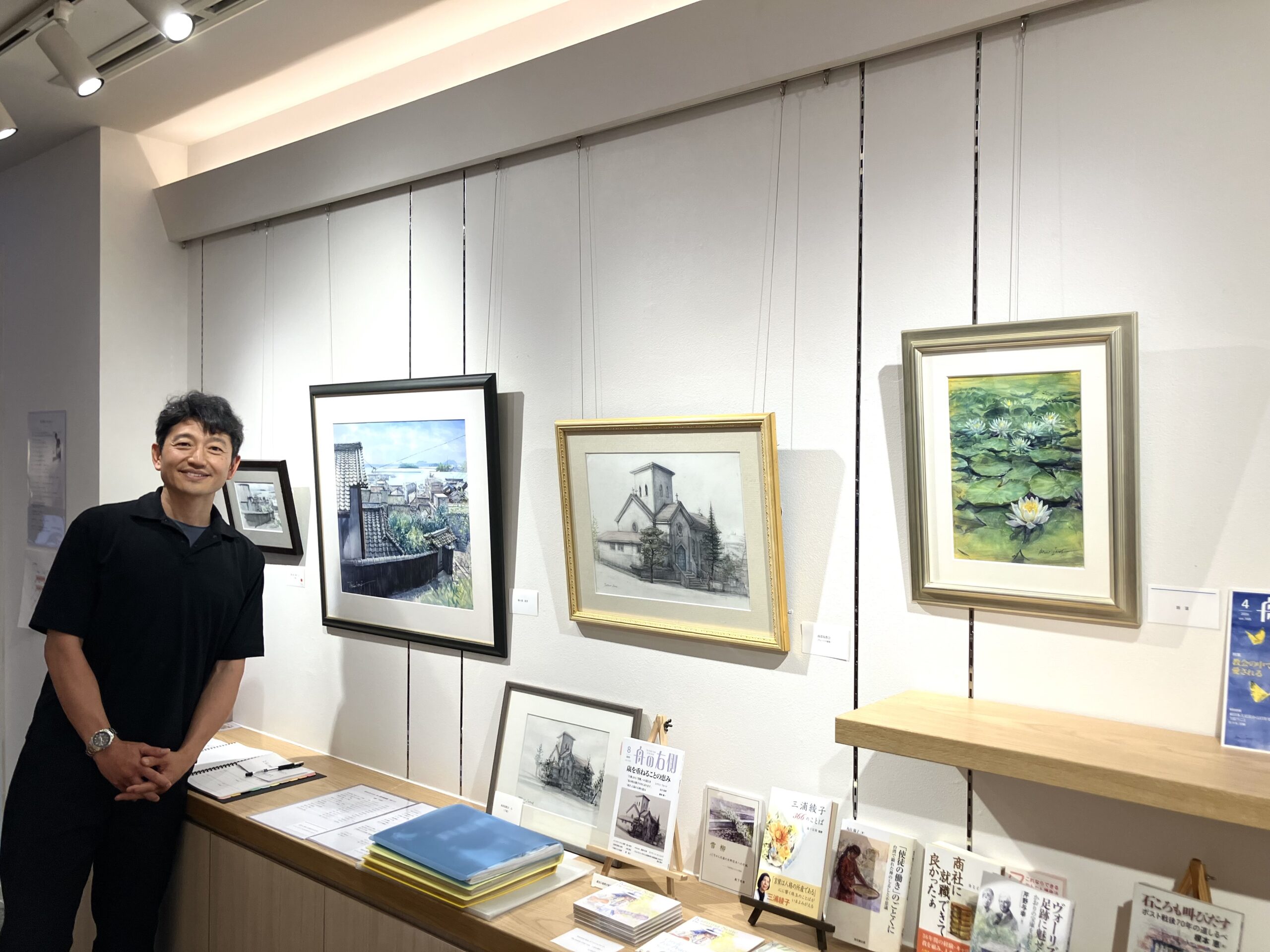 奥行きある風景　ヴォーリズ建築など出逢いの場に　井上達夫個展16日まで